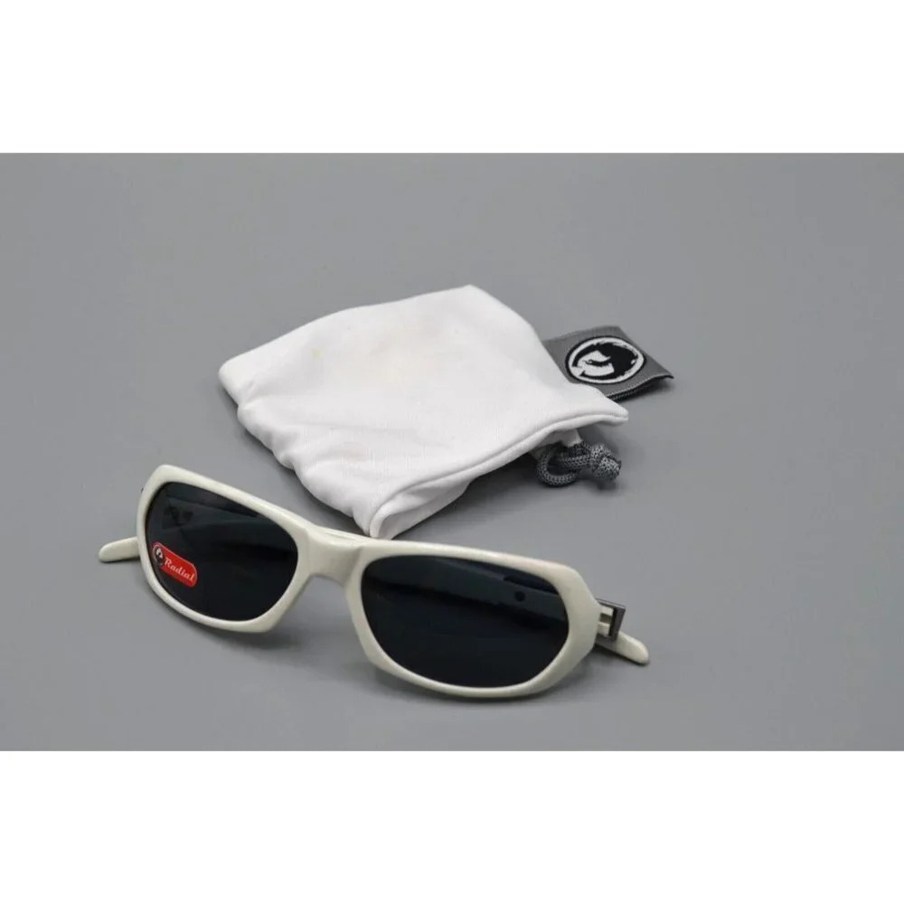 Dragon  Radial Sunglasses YOUTH Kids Sport Casual Unisex White w/ Gray Lenses